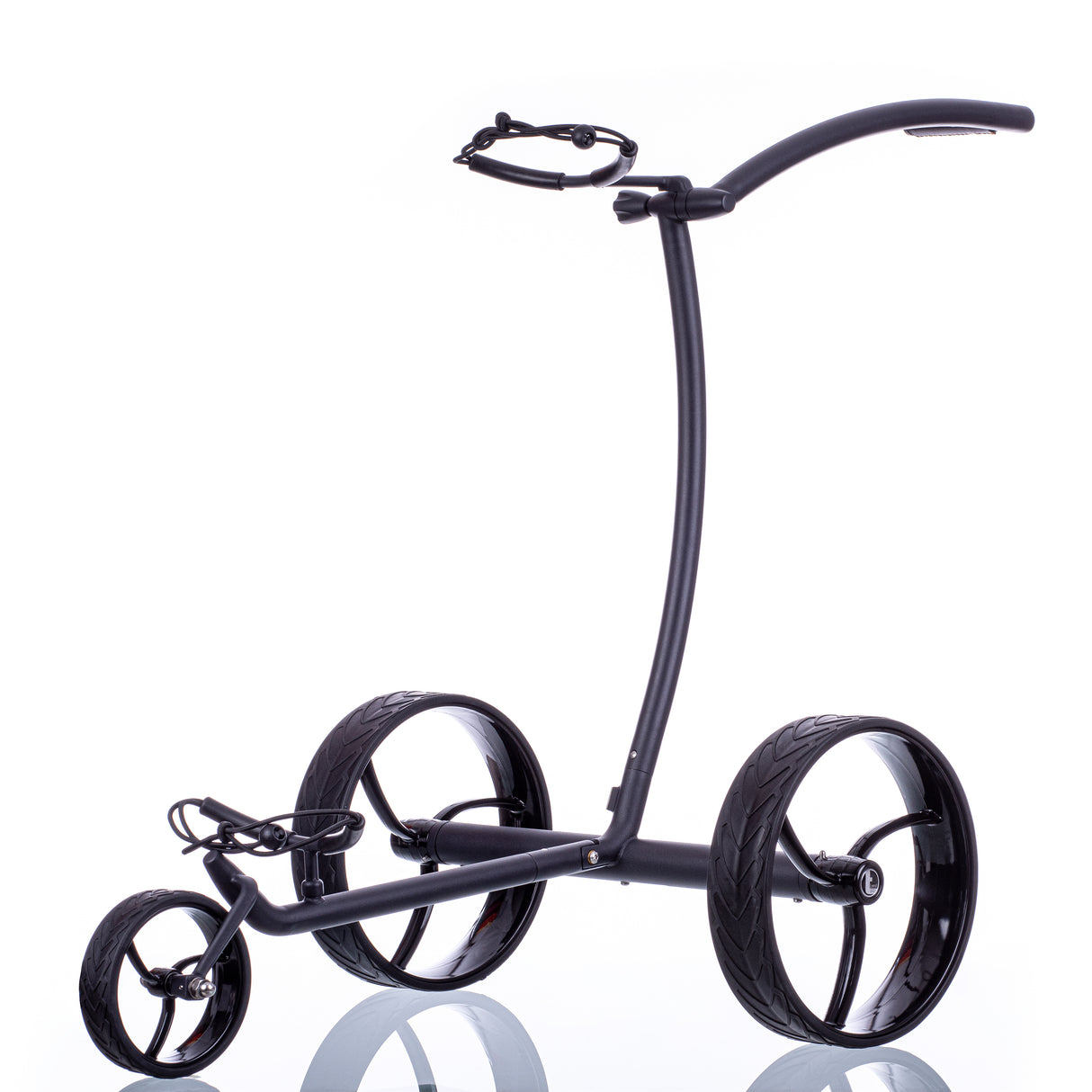 Trendgolf Elektro-Trolley walker Modell 2025 Edelstahl, schwarz