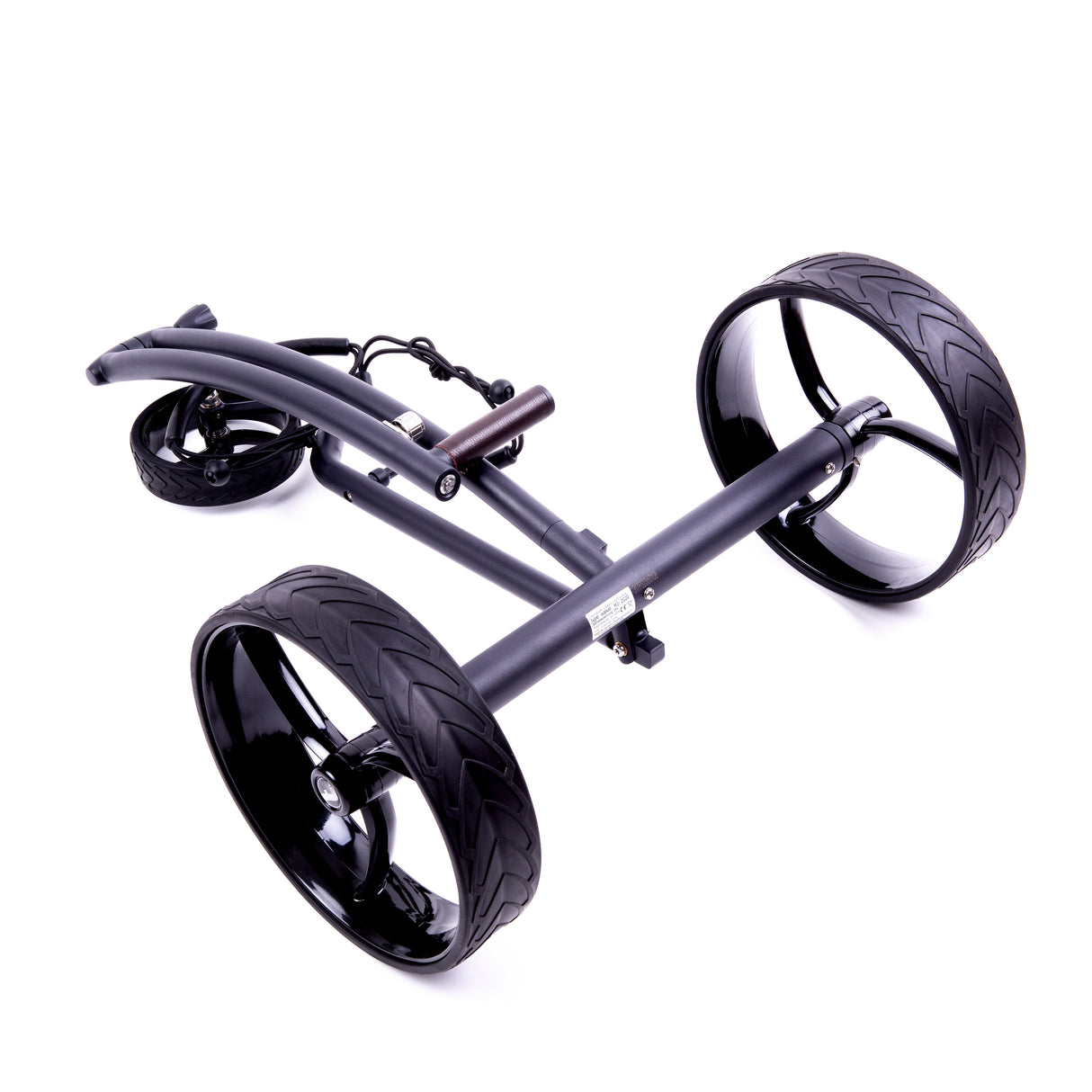 Trendgolf Elektro-Trolley walker Modell 2025 Edelstahl, schwarz