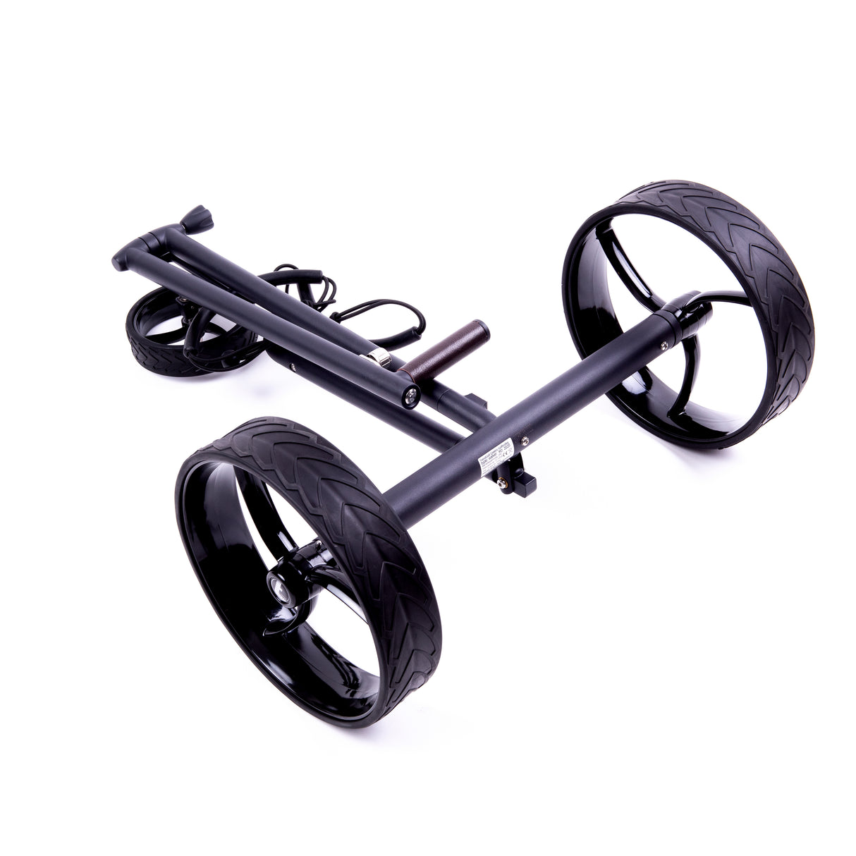 Chariot électrique déambulateur Trendgolf modèle S 2025 en acier inoxydable, noir